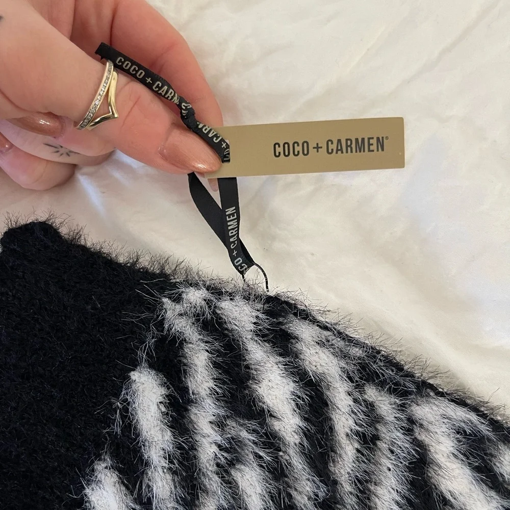 Coco + Carmen Zebra Scarf